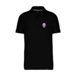 Tricou polo "Poli T" negru