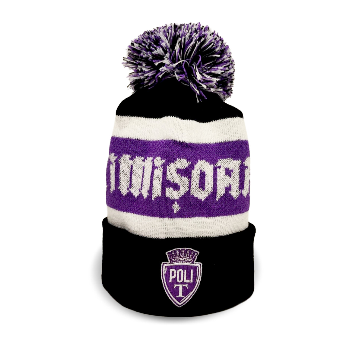 Caciula-cu-mot-Poli Caciulă cu moț "Poli T" - imagine 1