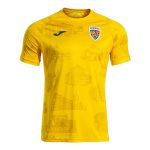 Tricou Oficial De Incalzire Adulti Romania 25/26 Galben