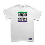 Tricou "1900x1921" alb