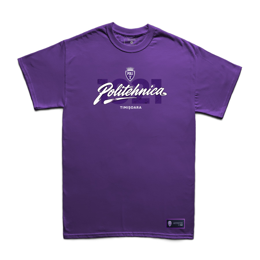 Tricou-Politehnica-1921-violet Tricou "Politehnica 1921" violet - imagine 1